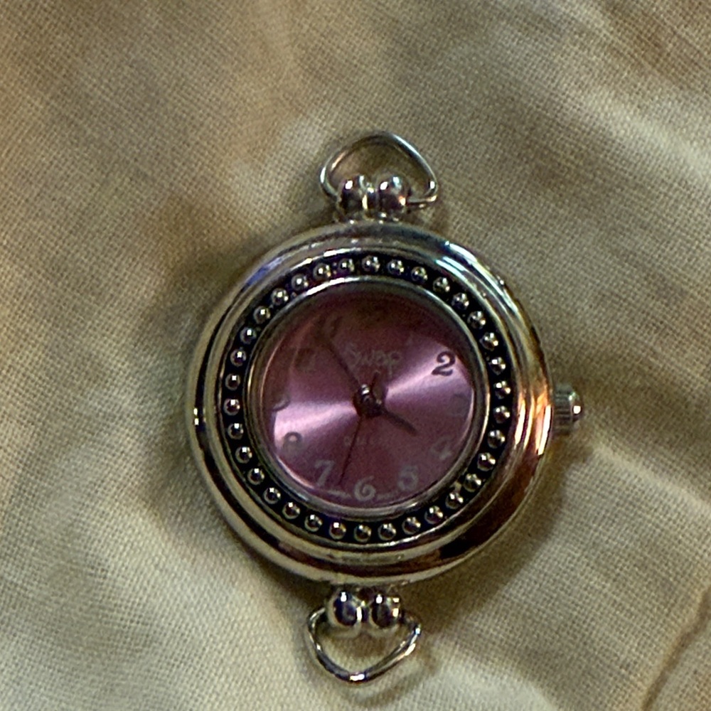 Pink and Silver Watch SWAP NEW